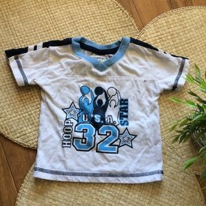 5 for $10 sale! Baby t shirt basketball hoop USA